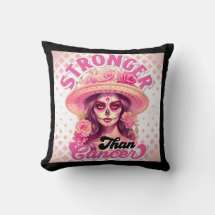 Coussin Sugar Crâne Cancer du sein Sensibilisation Oreille