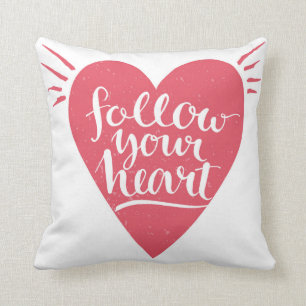 Coussin Suivez votre coeur