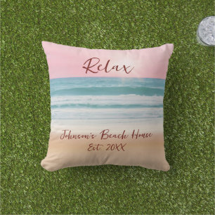 Coussin Summer Beach Design Créez votre propre famille per