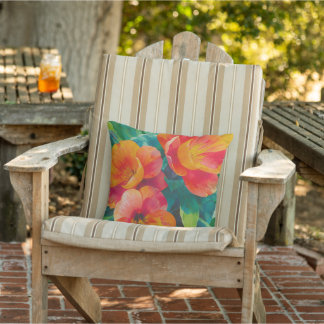 Coussin Summer Hibiscus Garden Pillows