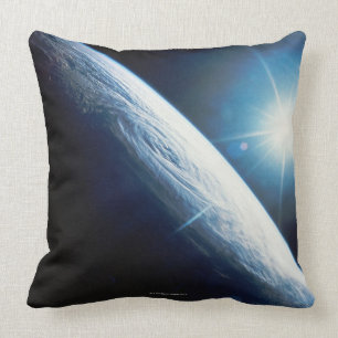 Coussin Sun au-dessus de la terre