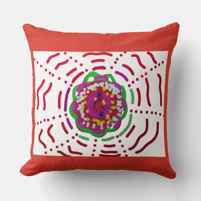 Coussin SunClock Flower  (Recto)