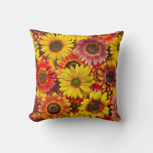 Coussin Sunflowers Motif sans couture (Recto)
