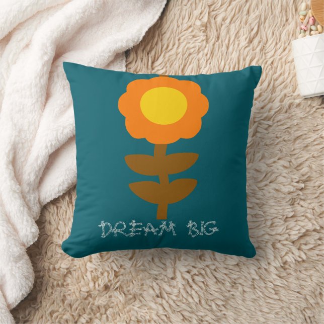 Coussin Sunny Bloom Throw Pillow (Couverture)