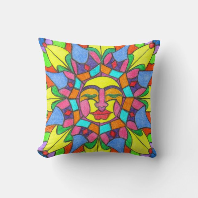 Coussin Sunshine Mandala (Recto)