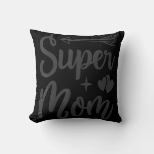 Coussin Super Maman Famille mère héros
