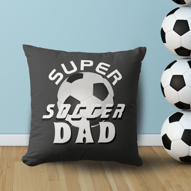 Coussin Super Soccer Papa Football Sport Père (Créateur téléchargé)