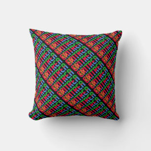 Coussin Superbe drapeau national de l'Érythrée