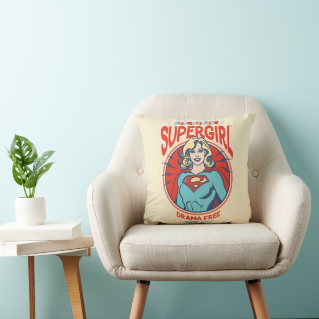 Coussin Supergirl Drame Gratuit Dans Ma Ville (Chaise)