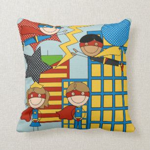 Coussin Superhéros dans la ville Pilllow