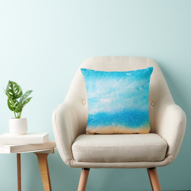 Coussin "Sur la plage" (Chaise)