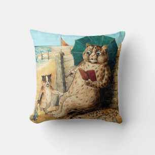 Coussin Sur La Plage, Louis Wain