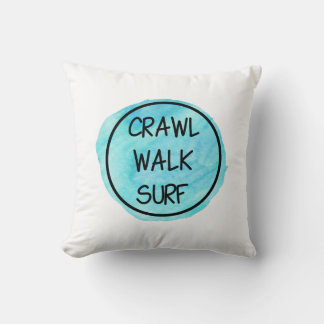 Coussin Surf de marche à la rampe avec conception bleue