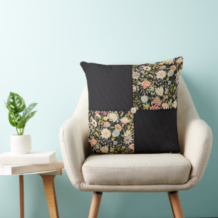 Coussin Surface composée de Patchwork d'inspiration vintag