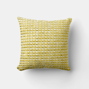Coussin Surface en verre doré et noir.Surface dorée.Le