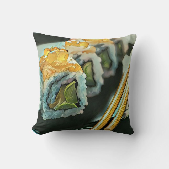Coussin sushi japonais (Recto)