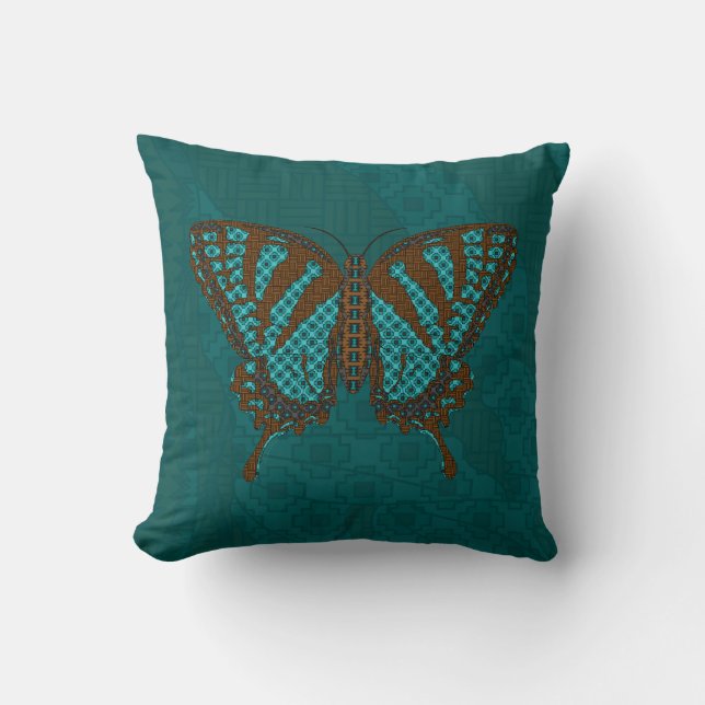 Coussin Swallowtail natif (Recto)