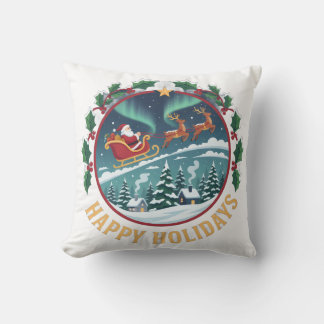 Coussin sweatshirt Joyeuses Fêtes
