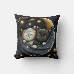 Coussin Sweet Dreams Jote Design Kitten Nom personnalisé
