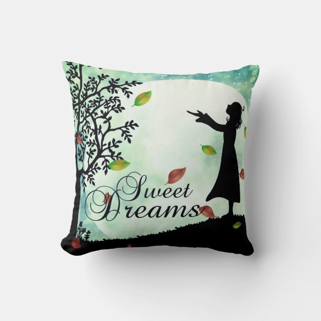 Coussin Sweet Dreams Moon & Trees (Recto)
