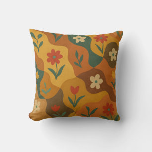 Coussin Sweet Retro Country Garden Motif
