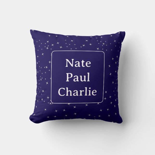 Coussin Sweet Stars Name  (Recto)