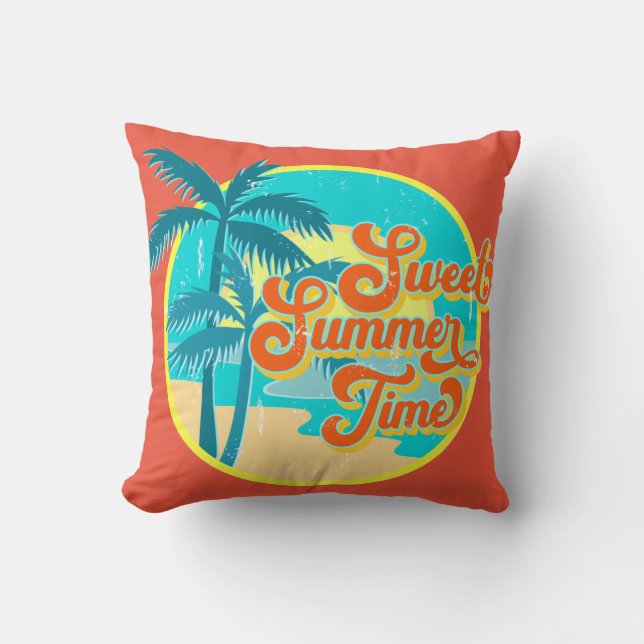 Coussin Sweet Summer Time Décor Jeu d'oreiller (Recto)