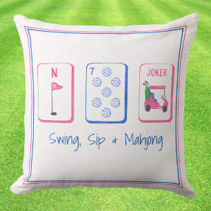 Coussin Swing, Sip, Mahjong / Golf Mahjong Tile