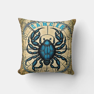 Coussin Symbole d'astrologie du cancer