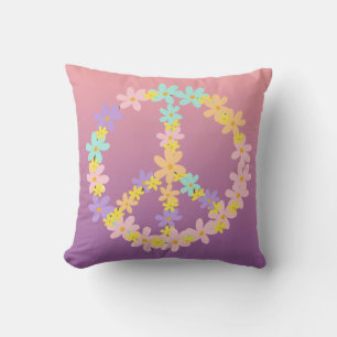 COUSSIN SYMBOLE DE PAIX FLORALE DE MERMAIN
