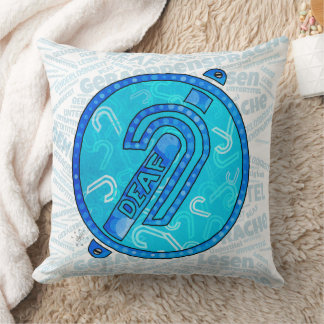 Coussin Symbole de surdité