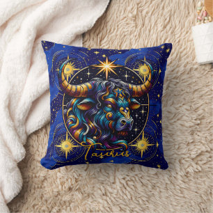 Coussin SYMBOLE Horoscope Taurus Zodiaque Astrologie