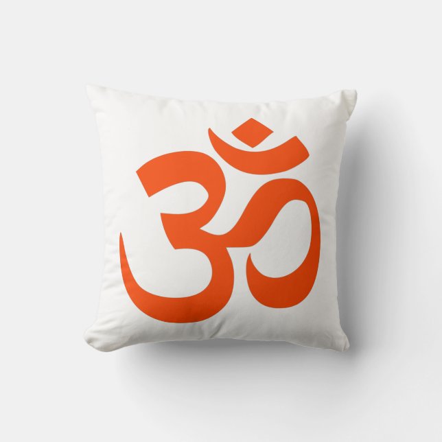 Coussin Symbole Om indien (Recto)