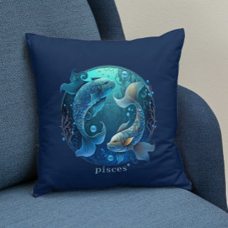 Coussin Symbole zodiaque Poissons d'Imaginaire céleste