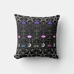 Coussin symboles ésotériques