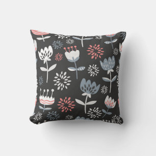 Coussin Symphonie florale audacieuse