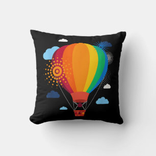 Coussin T-shirt à air chaud Balloon à air chaud Circuler F