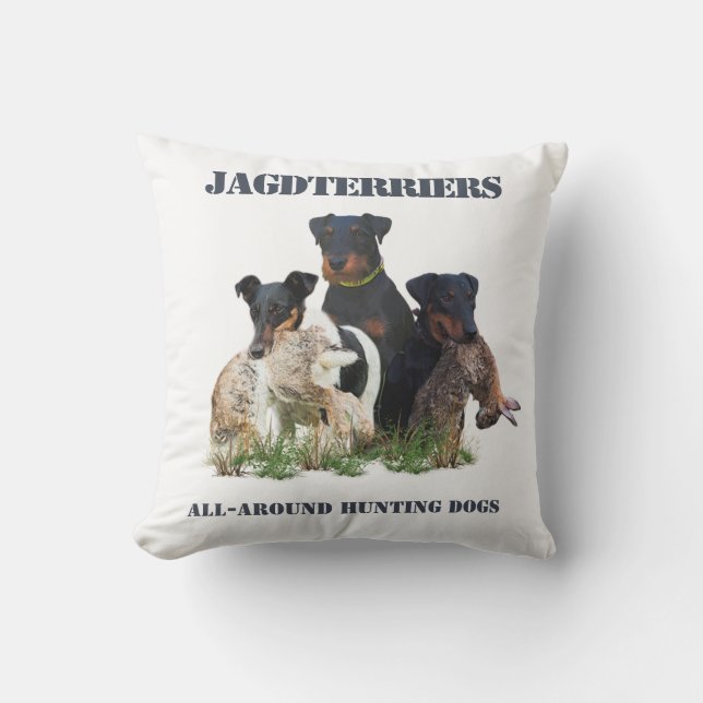 Coussin T-Shirt à flacon Jagdterrier (Recto)