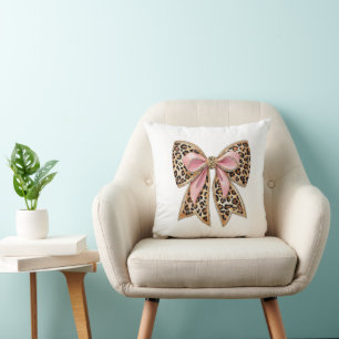 Coussin T-Shirt à noeud papillon coquet moderne