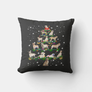 Coussin T-shirt classique drôle de Labrador Retriever arbr