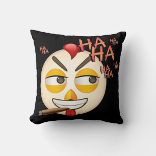 Coussin T-Shirt Emoji de Rire