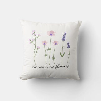 Coussin T-Shirt Fleur Sauvage Pas de Pluie Pas de Fleurs