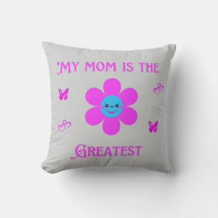 Coussin T-shirt foncé de base