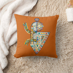 Coussin T-shirt géométrique tribal Amazigh