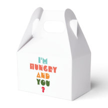 Coussin T-shirt I' m hungry and you ?