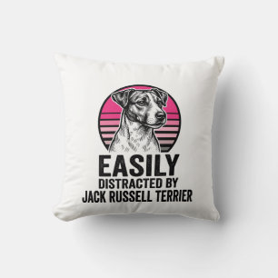 Coussin T-shirt vintage Jack Russell Terrier facilement di