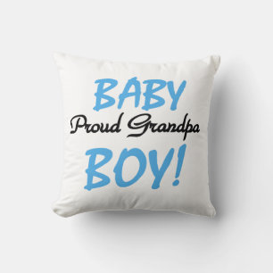 Coussin T-shirts et cadeaux pour bébé grand-père fier