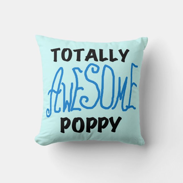 Coussin T-shirts et GIfts Poppy absolument géniaux (Recto)