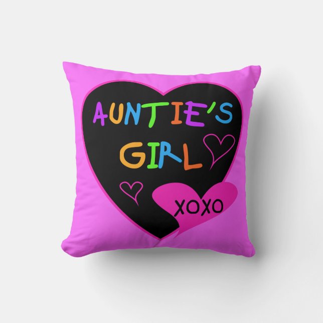 Coussin T-shirts, tasses, casquettes, et plus de fille de (Recto)