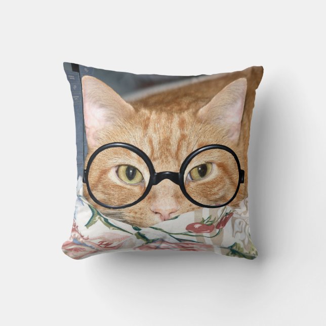 Coussin Table de ver de livre (Recto)